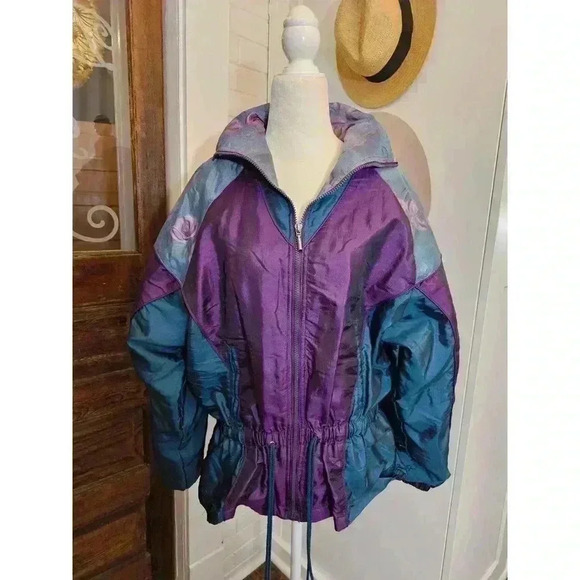 Outbrook Jackets & Blazers - Vintage 80s/90s Outbrook Women's Size M Floral Jacket